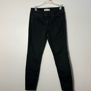 EUC Womens Jrs  Mudd Black Pants Jeans Flex Stretch Low Rise Skinny Denim